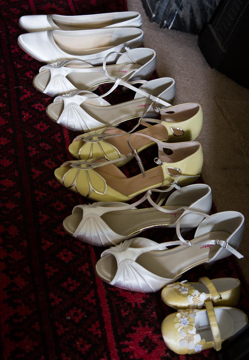 Wedding Shoes Bride and Bridesmaids