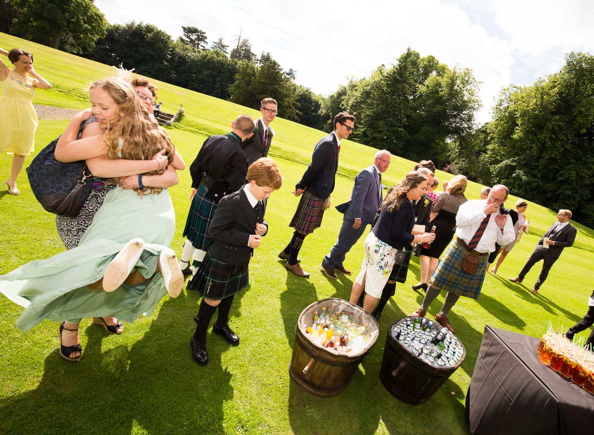 Drinks Reception at Oxenfoord Castle