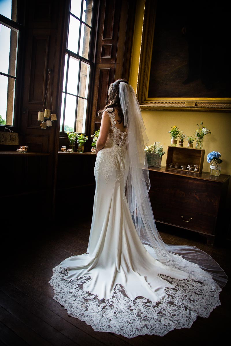 Back of Wedding Dress